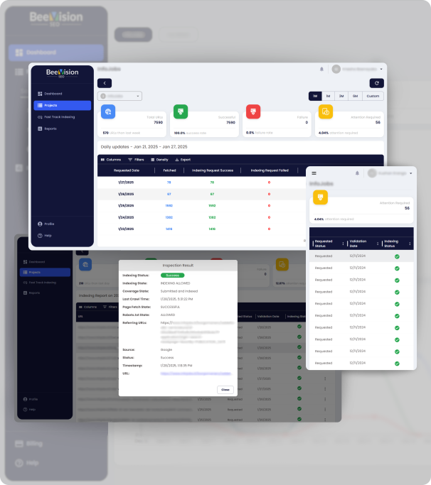 Tracking and validation features